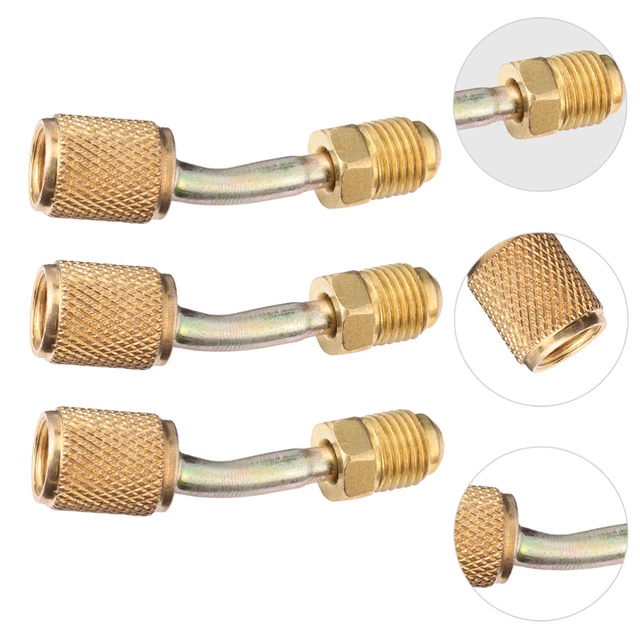 3 PCS AIR Conditioner Adapter Easy Installation Refrigeration Hose ...