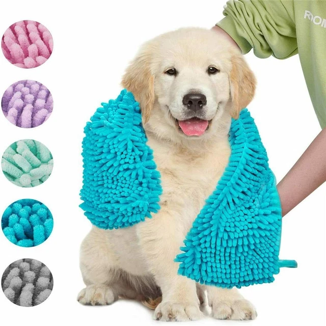 Cappotto Animali Cappotto Asciugamano Microfibra Abito da Bagno Super Assorbente Animali Animale Cane