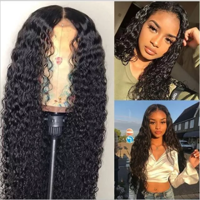 Brazilian Transparent Front Water Wave Full Wig Full Lace Remy Human Curly hair