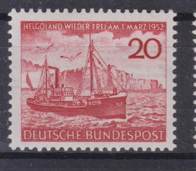 BRD Nr. 152 postfrisch,  "Helgoland" 20 Pfg. 1952