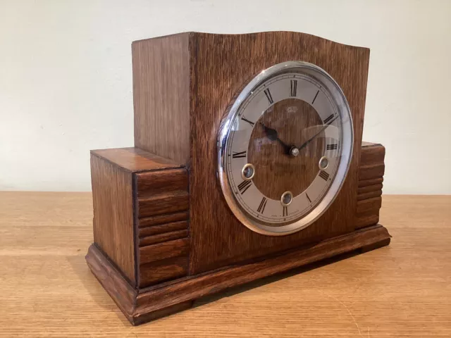 Smiths Enfield Westminster Chiming Mantel Clock - Tidy Clock - Spares or Repairs