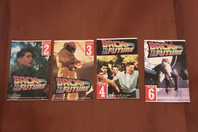 Back To The Future 1985 Universal City Studios Comic Books 2, 3, 4 and 6