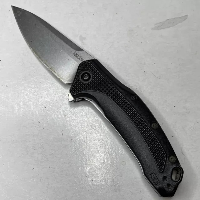 Kershaw Link 1776 Black Assisted Folding Knife Made in USA