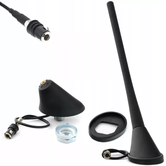 Dachantenne für AUDI A3 8L ROKA Snap Stab Antenne Antennenfuss Inkl Verstärker