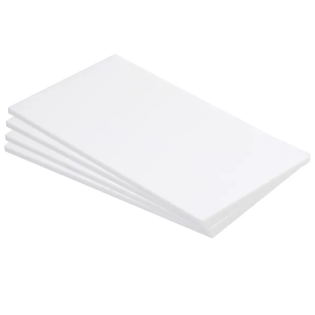 ABS Plastic Sheet 7" x 4" x 0.2" ABS Styrene Sheets White 4 Pcs