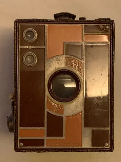 appareil photo ancien  KODAK Eastman beau brownie  Art Deco TBE