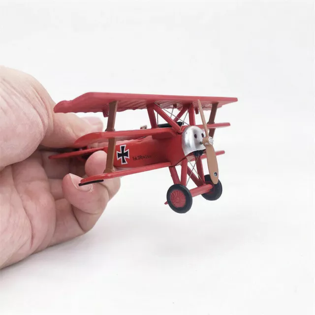 1/72 WLTK WWI tedesco FOKKER DR.1 caccia RED BARON modello di aeromobile pressofuso