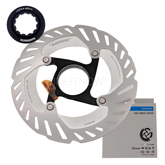 2023 SHIMANO GRX Bike RTCL800 Disc Brake Rotor SS W/Lockring 140mm 67