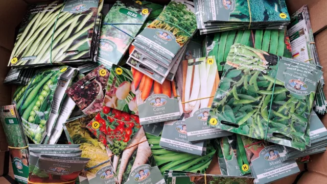 Mixed Job Lots of Mr Fothergill's Veg Seeds - more you buy, the more you save!