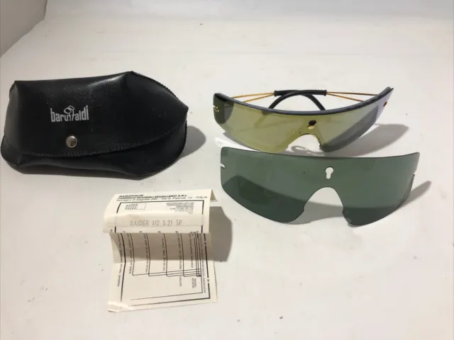 Vintage Baruffaldi Raider Sports Retro Sunglasses 1/2 S.21 SP Italy New! Rare!