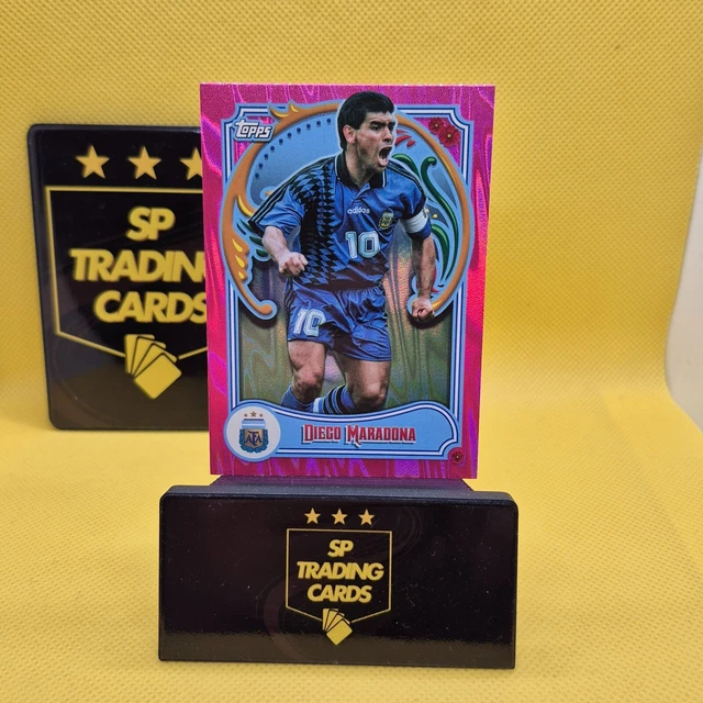 その他 topps FILETEADO DIEGO MARADONA /50 Maradona Fileteado Topps Argentina 2022-23 Diego Base Yellow