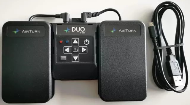 AirTurn DUO BT-200 Bluetooth Fußschalter Controller ATFS-2