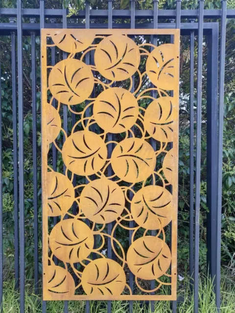 Rust Style Laser Cut Decorative Screen- Garden wall art-Garden Decor Screens