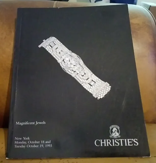 Christie's Magnificent Jewels New York Oct. 1993 Auction Catalog