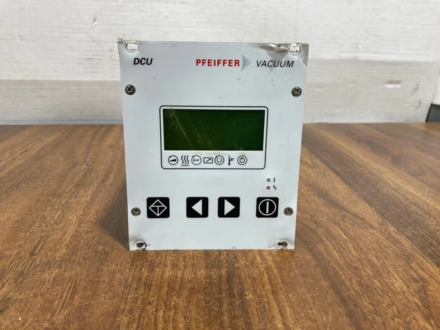 Pfeiffer DCU-200 Vacuum Turbo Pump Controller Panel Only D-35614 No Power