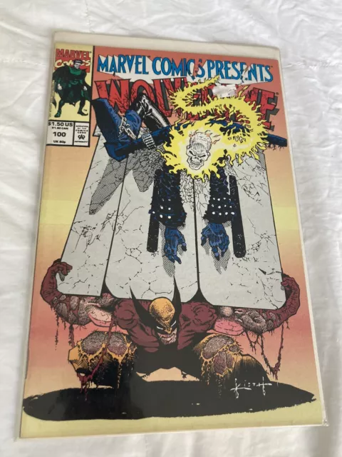 Wolverine 100 Marvel rare Comic book inherited old collection vintage books HTF