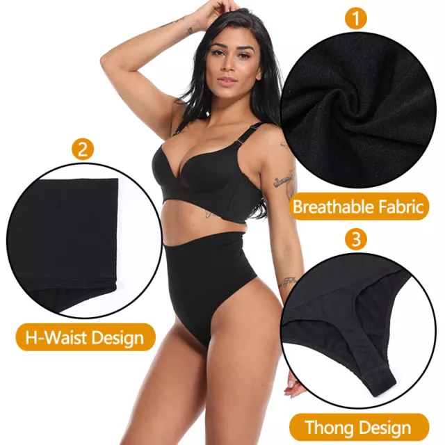 Women Body Shaper High Waist Shorts Shapewear Firm Tummy Control Slim Underwear 3