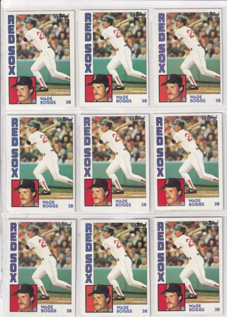 Wade Boggs  1984 Topps # 30 Lot of  12  NR-MT-MT or better