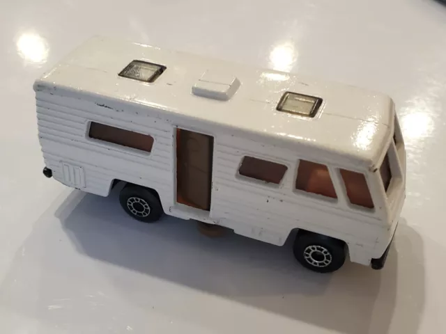Vintage Matchbox Lesney Superfast 1980 Mobile Home #54 Rare Working Door