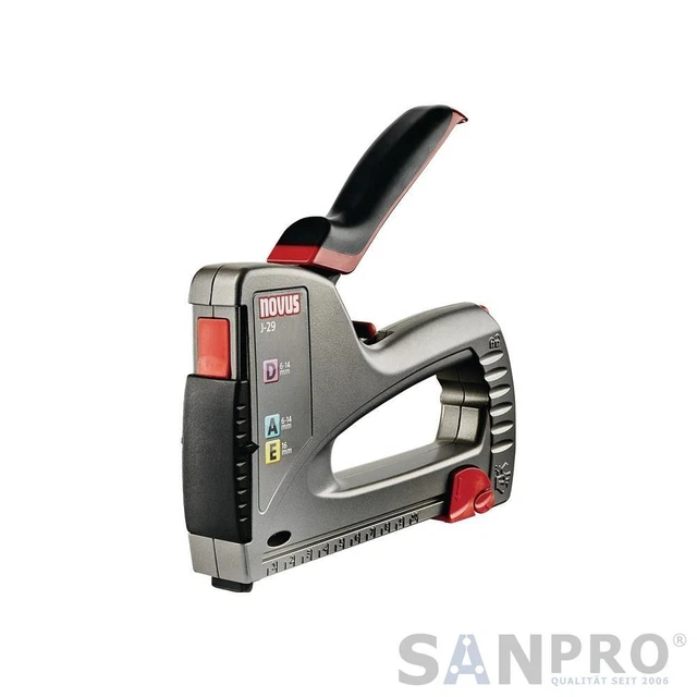 NOVUS Agrafeuse Manuelle J-29 Haut Performer - En Zink-Druckguss