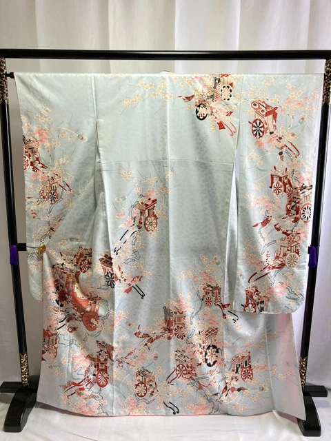 Vintage Japanese kimono - Furisode Kimono robe