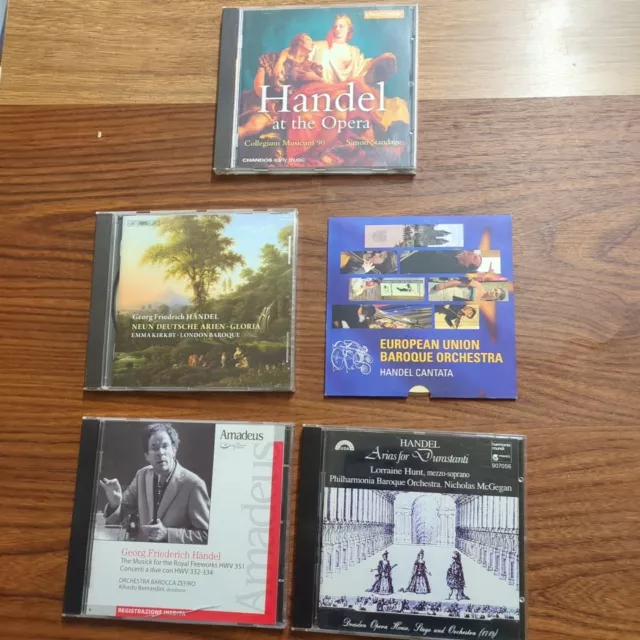 LOTTO 5 cd di musica classica - HANDEL