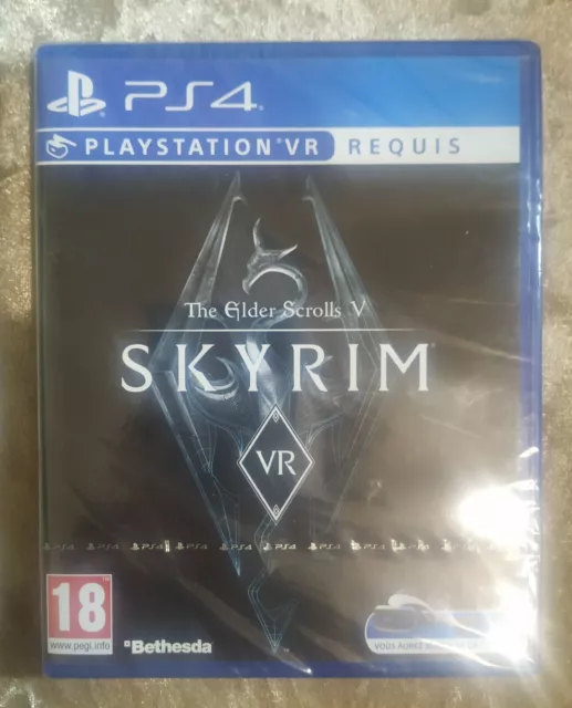 JEU Skyrim VR NEUF The Elder Scrolls V 5 PlayStation 4 PS4 Sous Blister