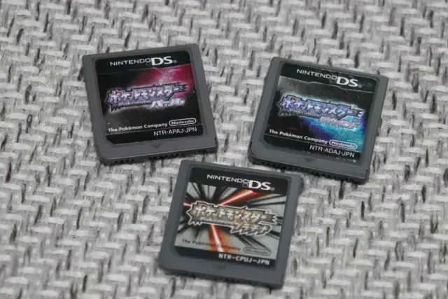 Nintendo DS Pokemon Pearl Diamond Platinum Set, nur japanische Cartridge