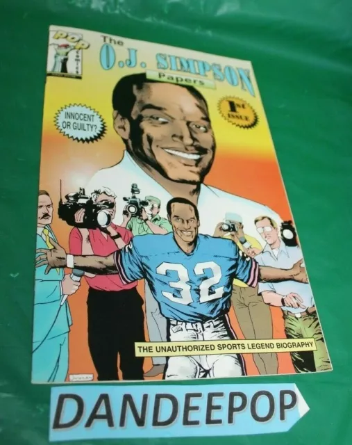 The O.J. Simpson First Issue Comic Book Vol 1 No 1 1995 Whitney Publishing Pop