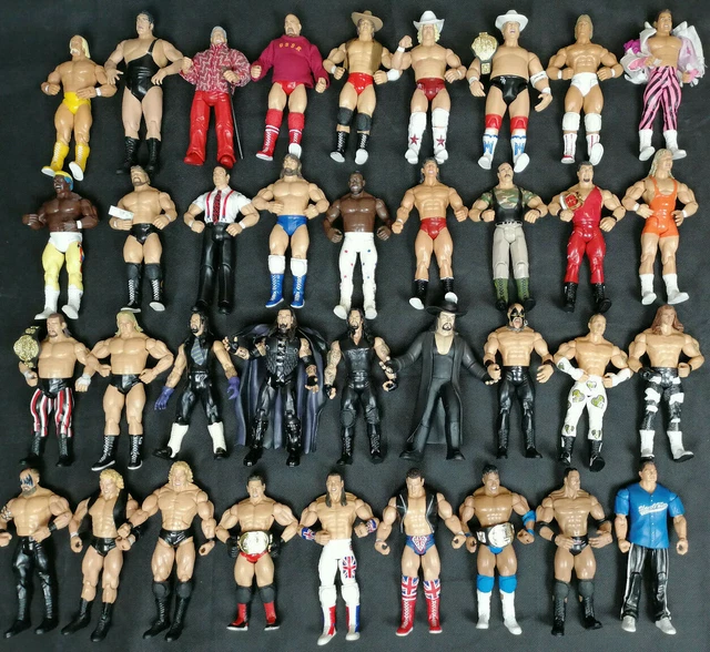 WWE Classic Superstars Jakks Wrestling figure lot wwf/wcw/ecw