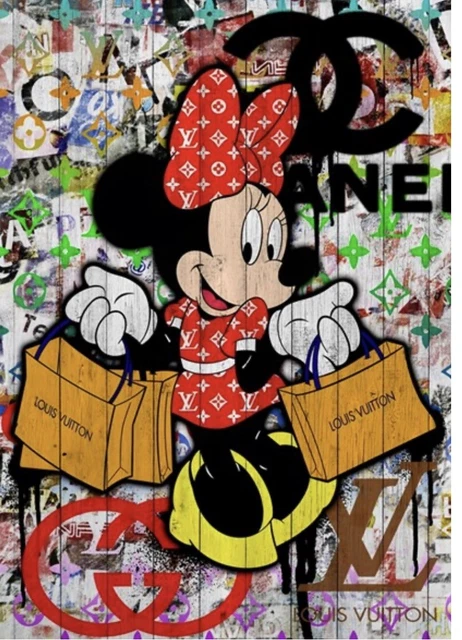 Décoration Gâteau Comestible Minnie - Azyme Rectangulaire 21x29,5 Cm - Feuille De Glaçage Imprimée - Neuf