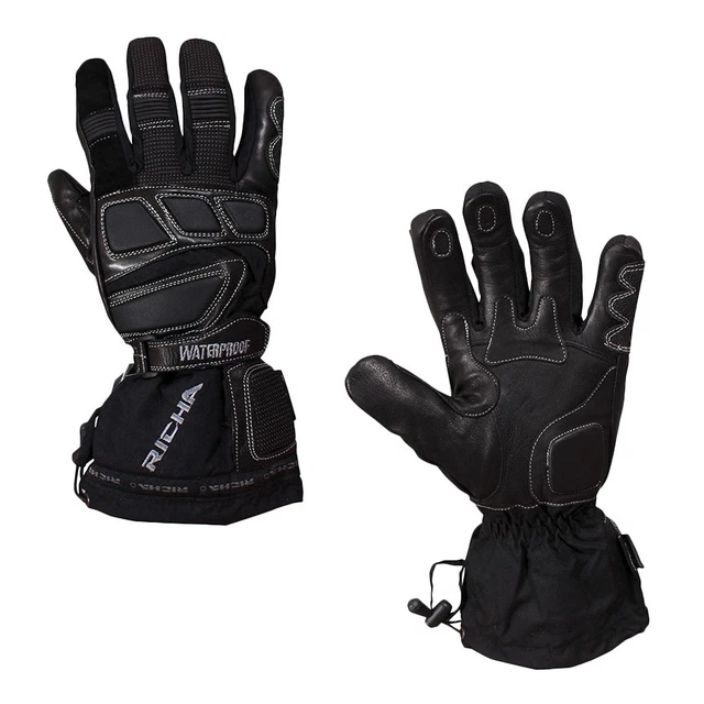 Richa Carbone Hiver 100% Imperméable Hipora Schoeller Gants Moto