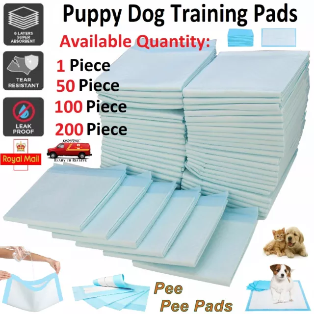 Heavy Duty Dog Puppy Training Pads Pet Cat Wee Pee Toilet Large Pad Mats Floor