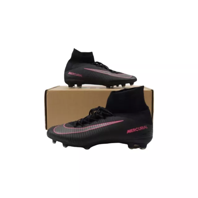 Nike mercurial football on sale boots black and pink