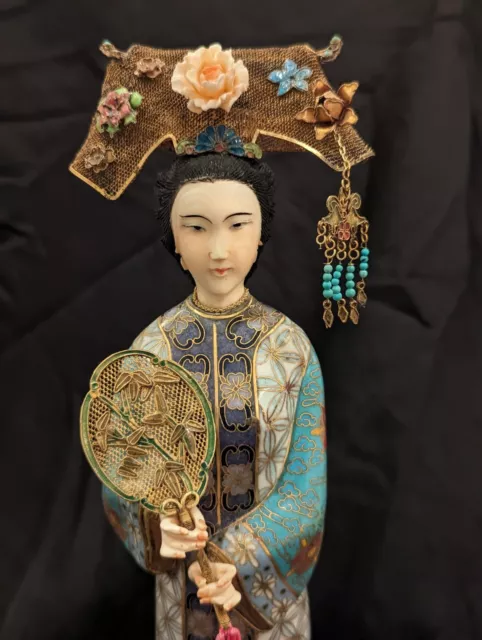 Chinese Cloisonne Enamel figure