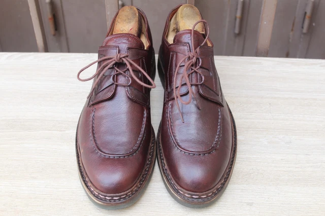 Bottines HESCHUNG Diego En Cuir - Taille 44 EU / 10 UK / 10.5 US - Marron - Très Bon état