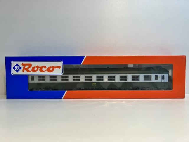 Voiture Voyageur Roco 44529 - CFL HO Époque 4 - État Neuf - Modélisme Ferroviaire