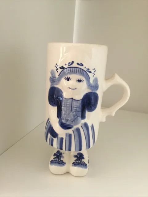 delft blue and white pottery  Mug