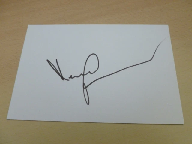Leslie Grantham  Eastenders  Hand Signed Index Card