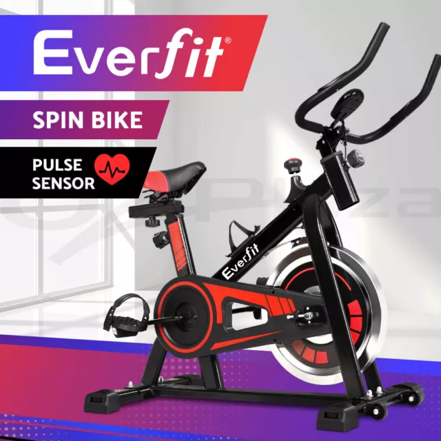 Everfit Spin Bike Exercise Bike Flywheel Fitness Home Workout Gym