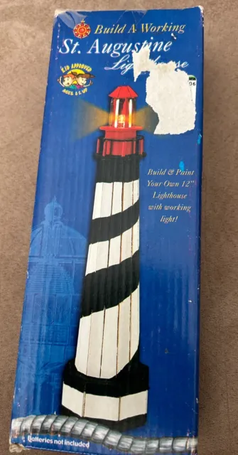 Vintage St Augustine  Lighthouse Kit | Battery Operated Model 13105 | RARE FIND!