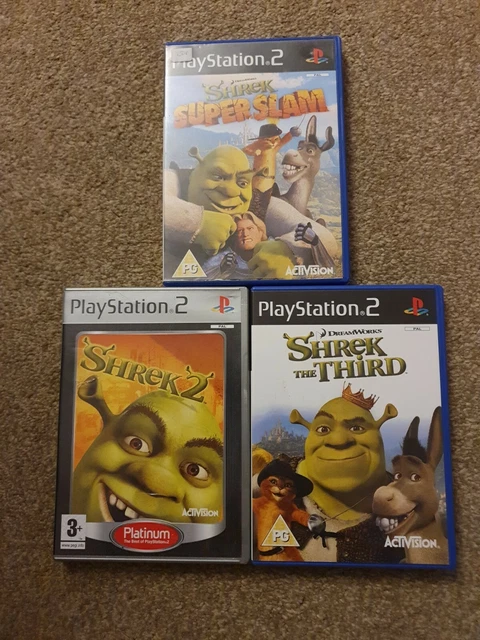 SHREK SUPER SLAM & Shrek 2 + Shrek smash n crash Bundle - PlayStation 2 ...