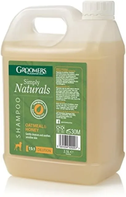 Groomers Simply Naturals Oatmeal and Honey Shampoo 2.5L