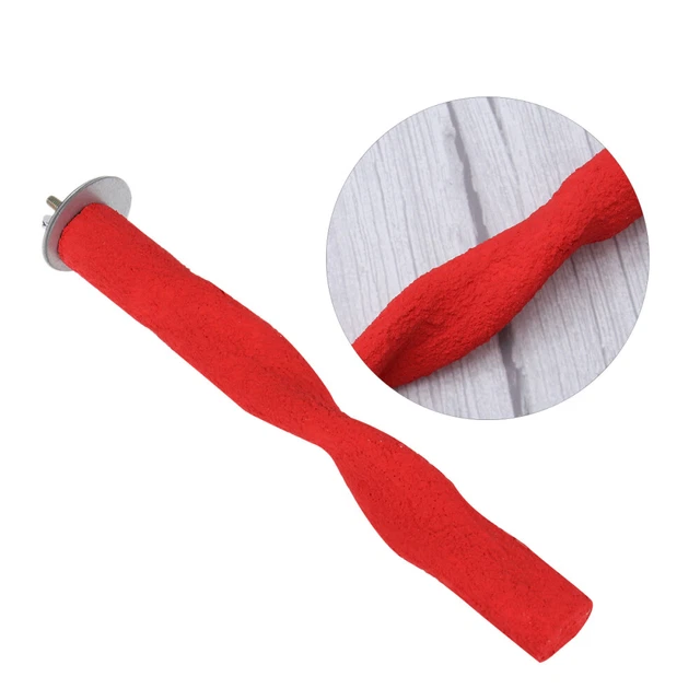 2 X20cm Hölzern Spielzeug Papagei Sandpapierstangen Für Vögel