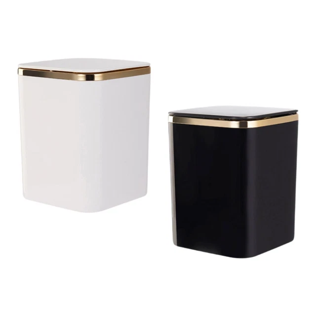 Poubelle Champignon Mini Décorative PRETYZOOM - Petite Corbeille Bureau Avec Couvercle Pour Salon Et Enfant