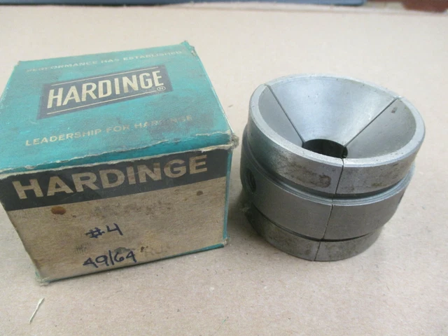 Surplus Hardinge Brand Warner & Swasey #4 Round Smooth 49/64" Collet Pad