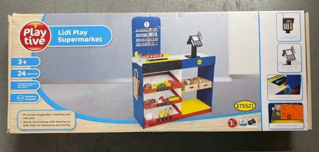 PLAYTIVE LIDL WOODEN Grocery Play Supermarket 69.99 PicClick UK