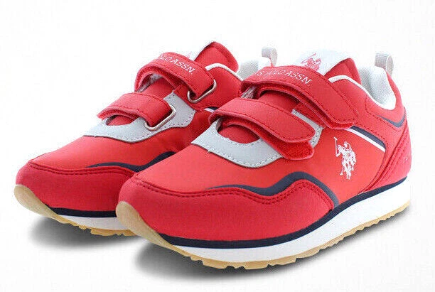 U.s. Polo Assn. Nobik009K/3Nh2 Nobik009A Sneakers Scarpe Bambino Bambina Rosso