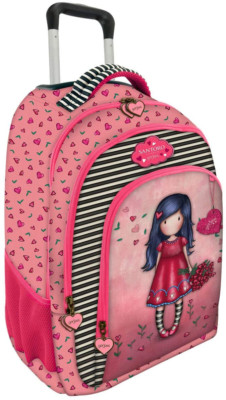 Gorjuss Gorjuss Love Grows Rosso Grande Zaino Trolley Scuola Bambina 30L 