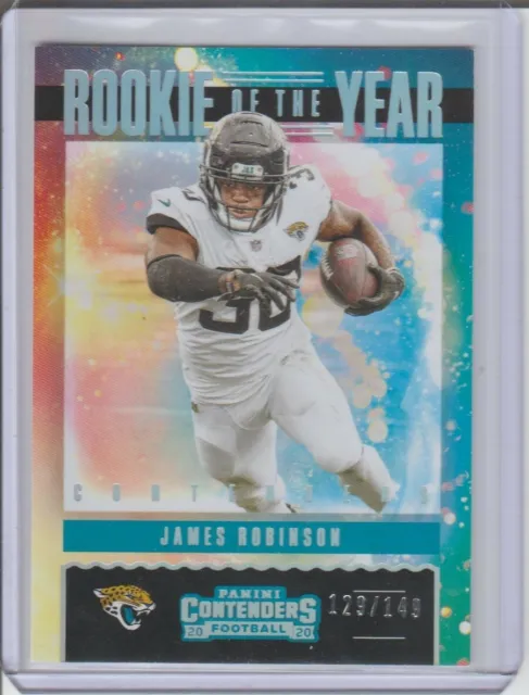 James Robinson Panini Contenders 2020 Rookie Of The Year 129/149